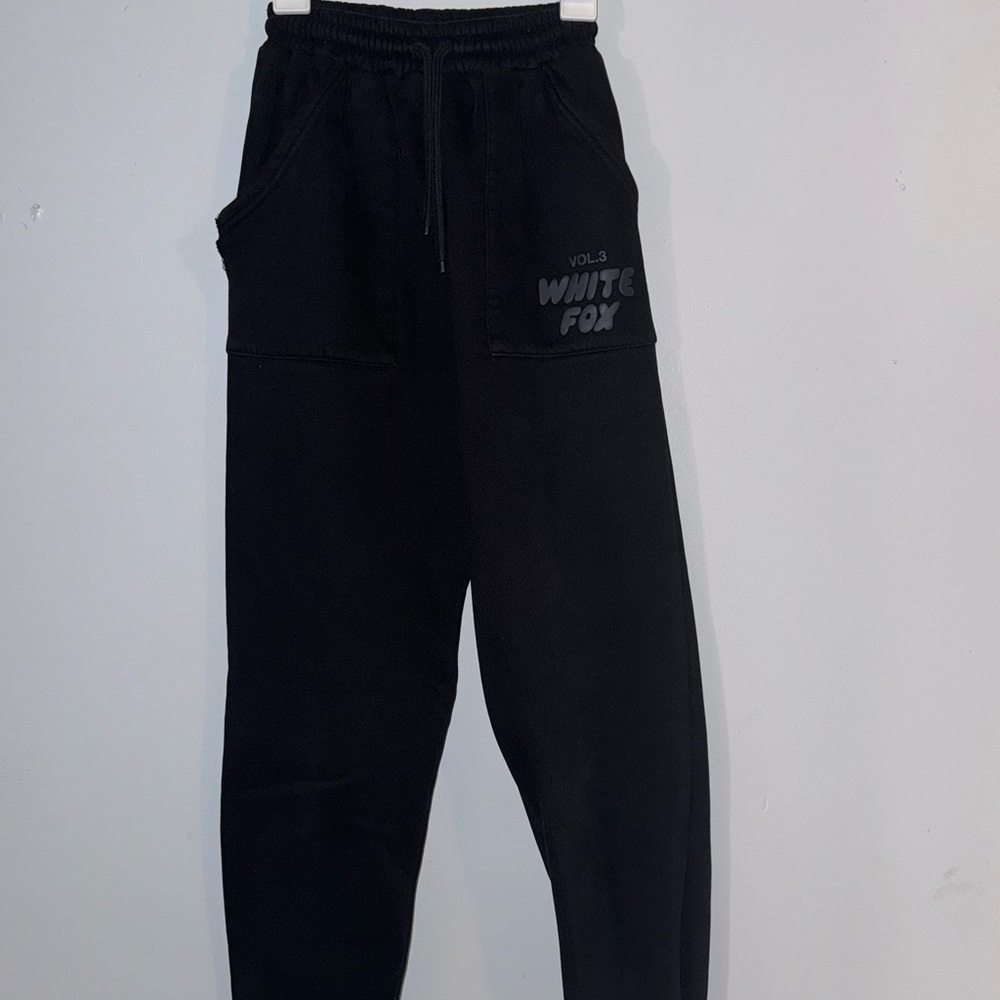 White Fox Vol. 3 Black Joggers – Women’s XS (Fits XXS)